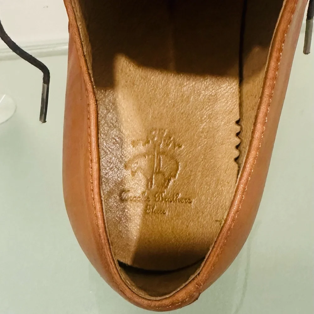 Brooks Brothers Men’s Leather Dress Shoes‎ Youth Size US 4D (EU 36.5) – Brown